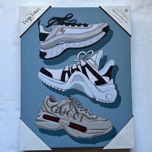 Design District Studio Designer Sneaker Hanging Wall Art - Picture 6 of 16